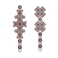 Елемент для одягу, дизайн вишивки хрестиком #NH_0293